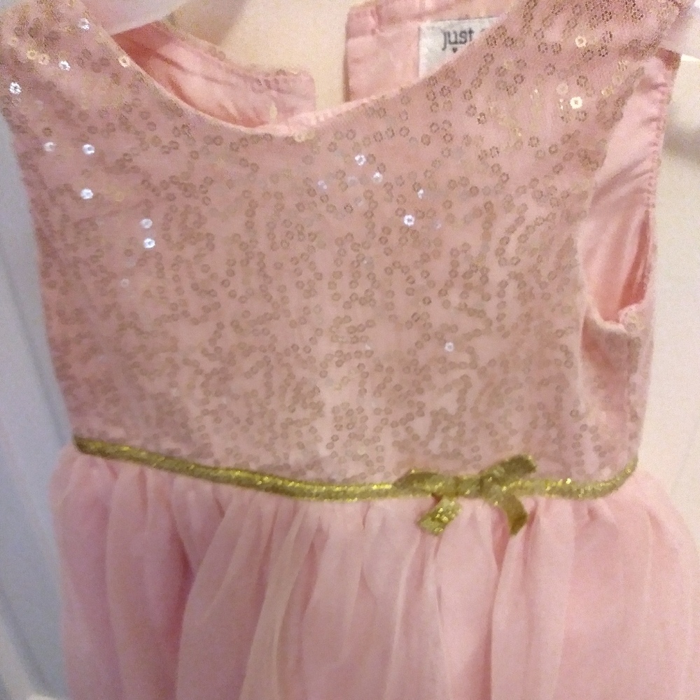 Princess toddler chiffon dress. 12 mos.
